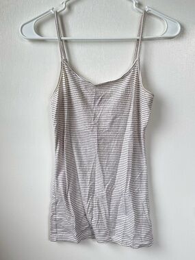 Nollie striped spaghetti strap tank top size small
